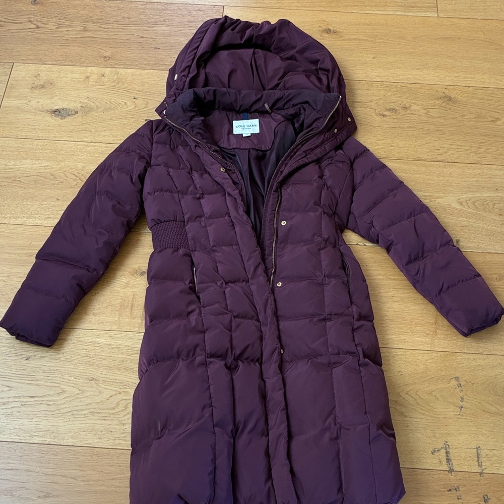 Cole Haan Women's Puffer Jacket - Dark Purple